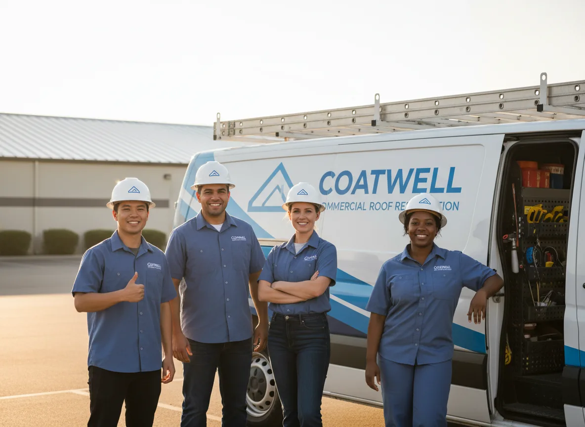 Commercial roof coating company in Sikes, LA